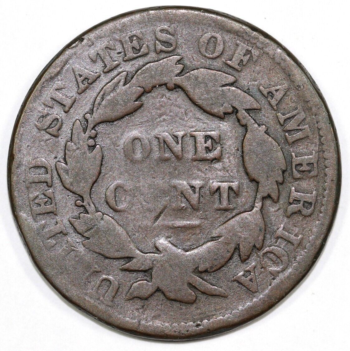 1835 1c N-10 Matron Head Large Cent
