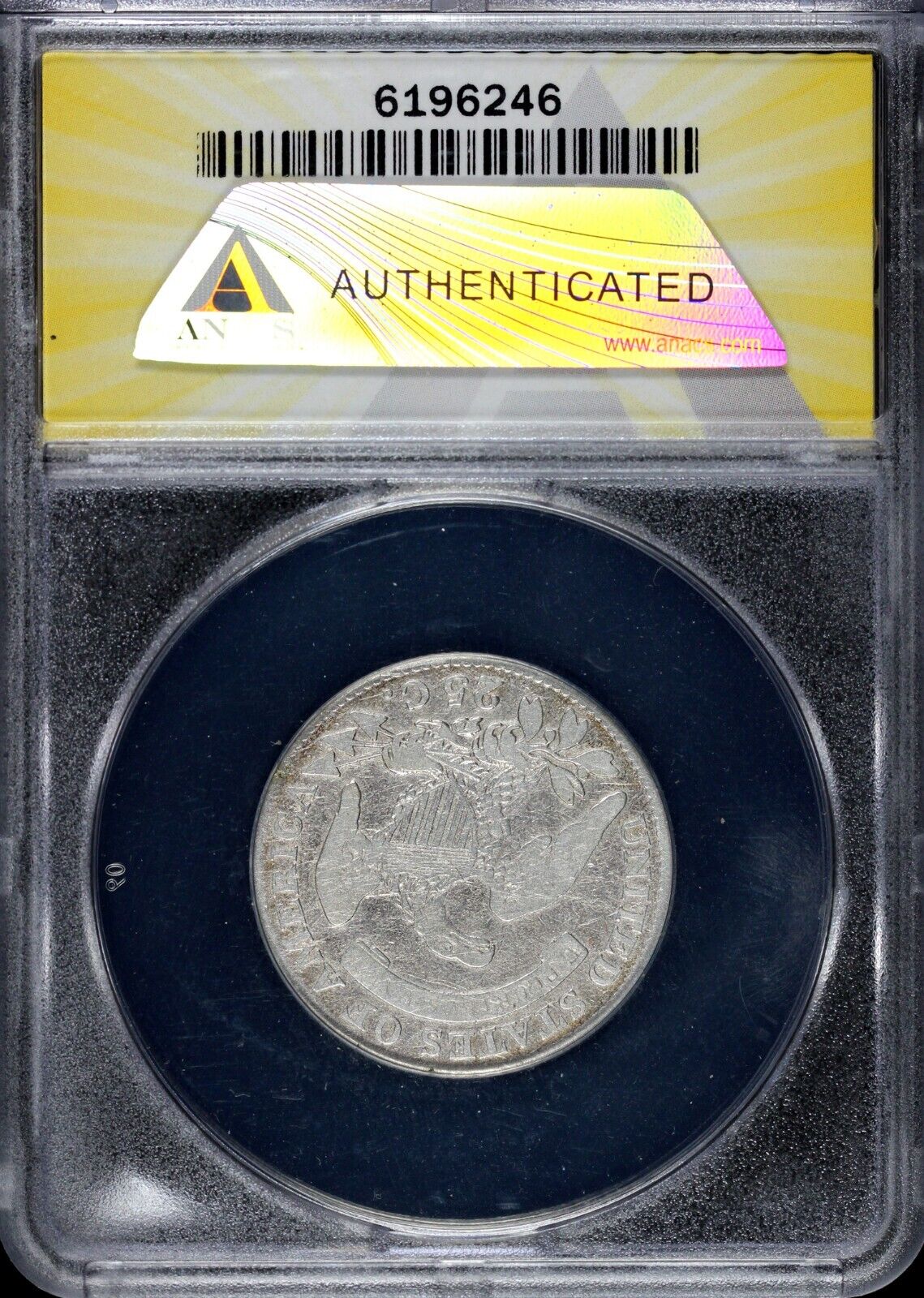 1818 25c Capped Bust Quarter ANACS VG 8 Details