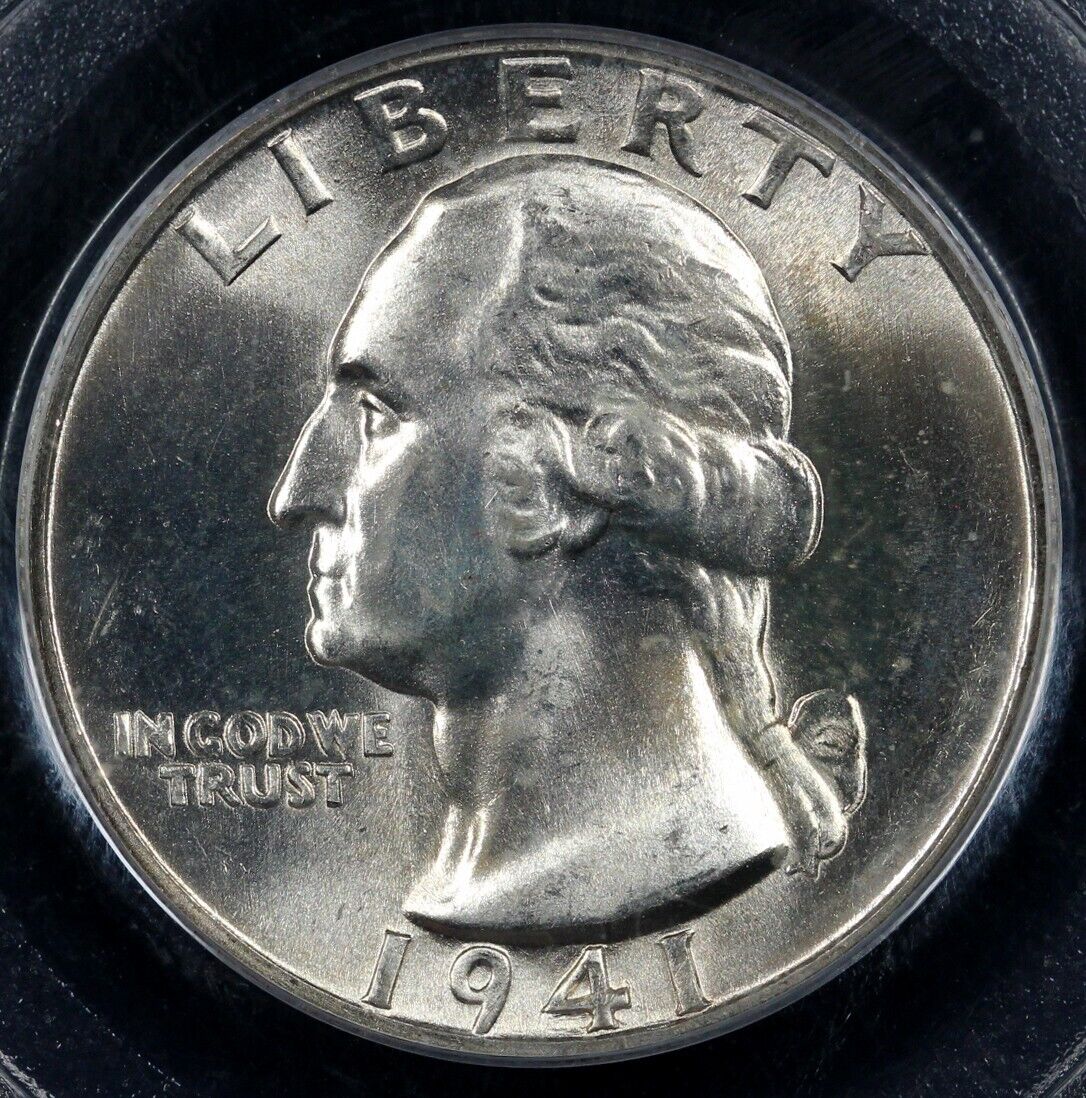 1941-S 25c Washington Quarter PCGS MS 64