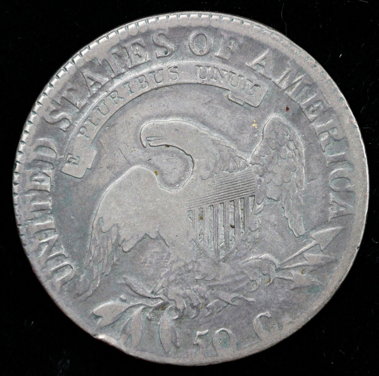 1814/3 50c Capped Bust Half Dollar