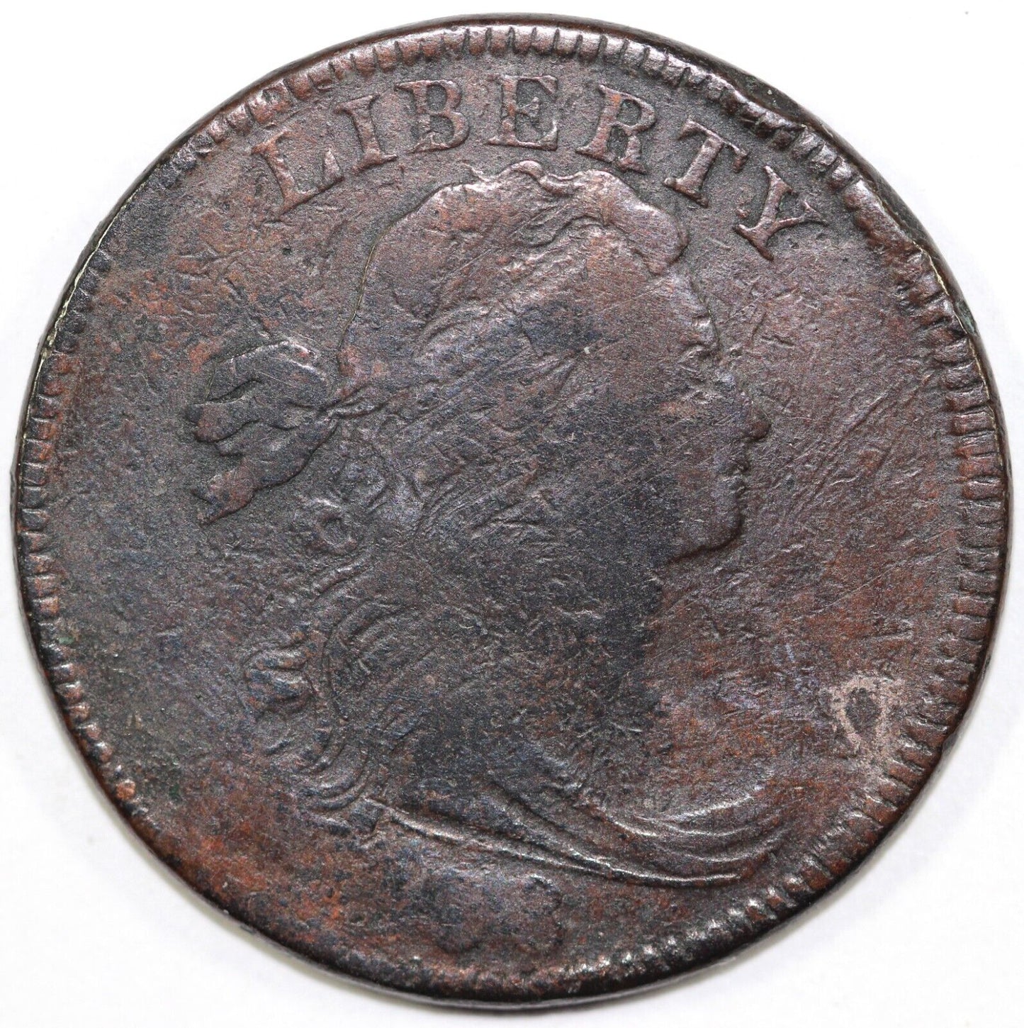 1798 1c S-164 Draped Bust Large Cent