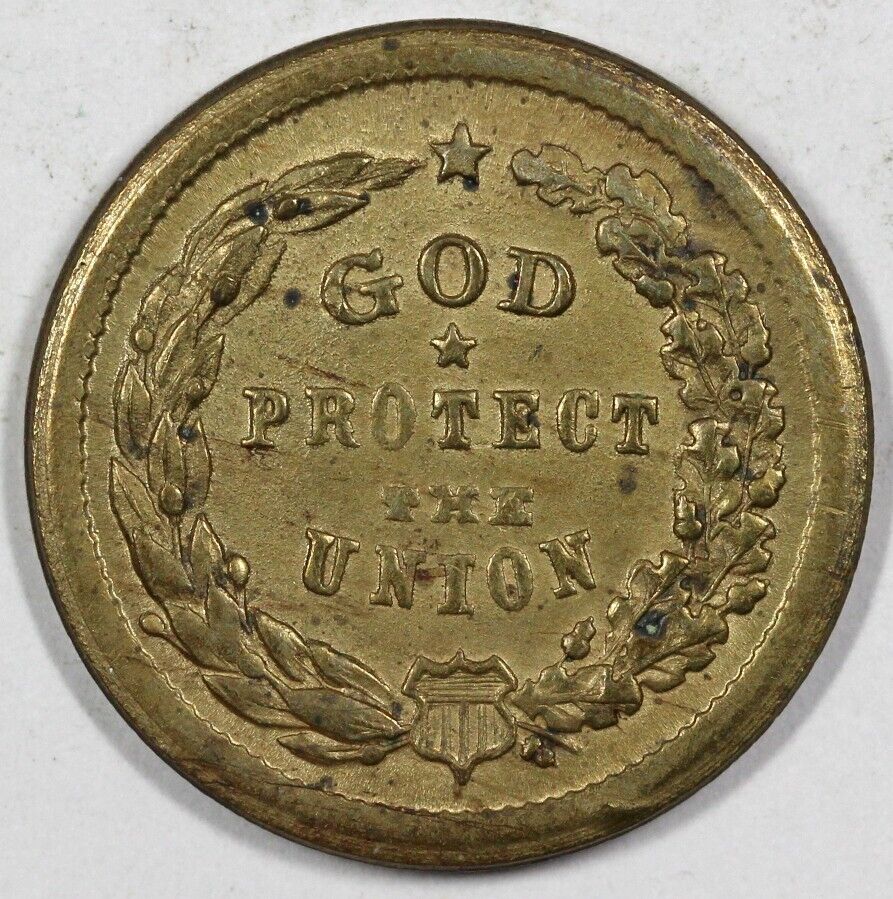 1863 CWT God Protect the Union Civil War Token