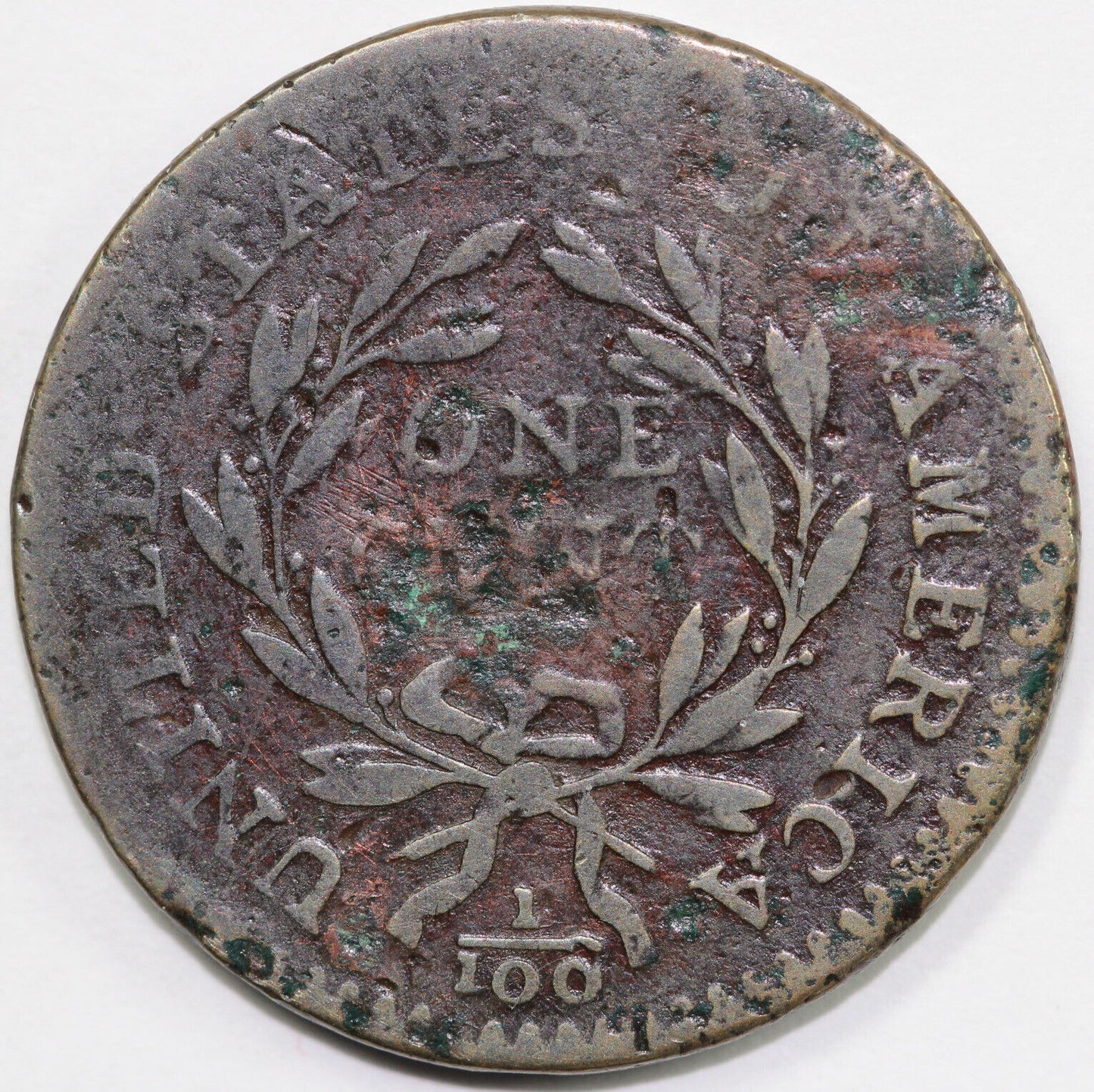 1794 1c S-34 Liberty Cap Large Cent * Mid Die State*