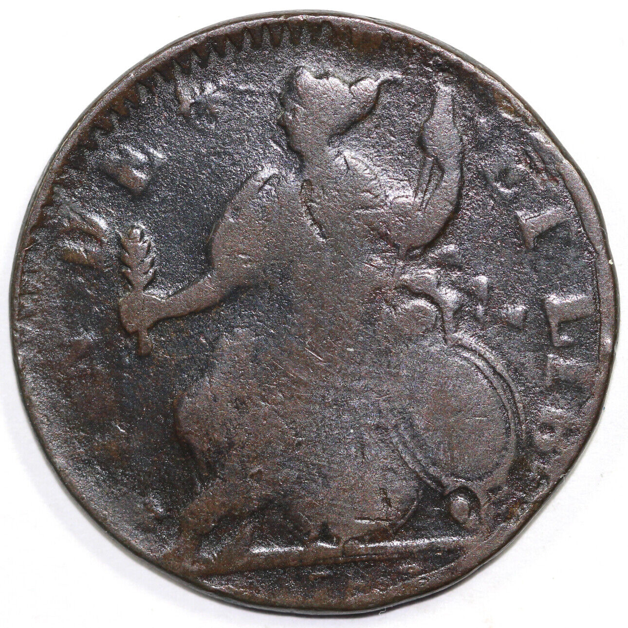 1787 1/2p Connecticut Colonial Half Penny
