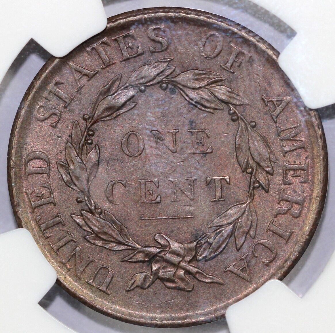 1819 1c N-10 Small Date Coronet or Matron Head Large Cent NGC MS 61 BN