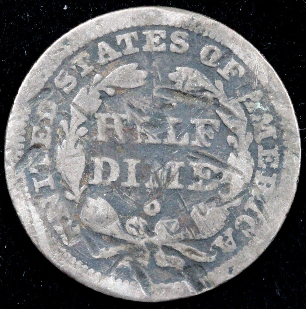 1844-O H10c Seated Liberty Half Dime *Small O*