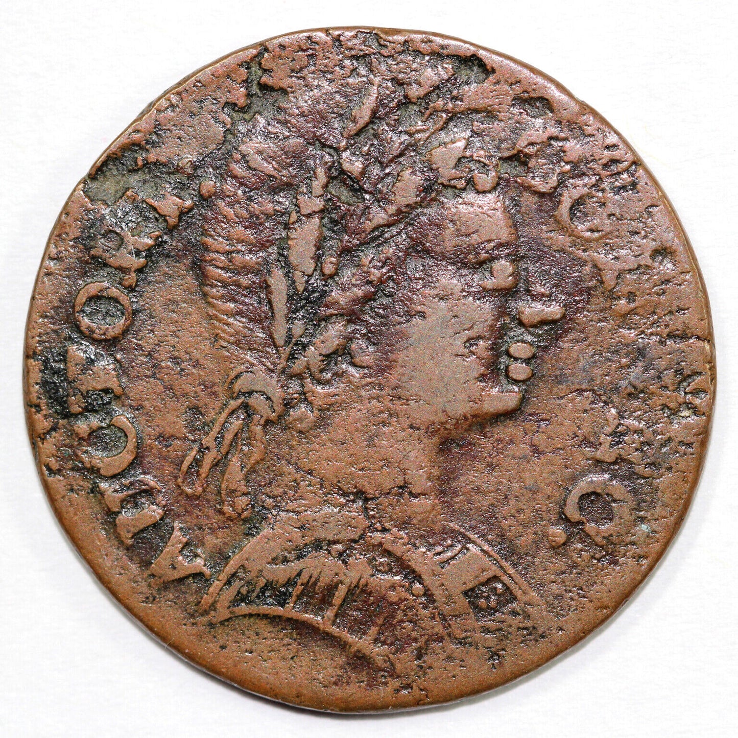 1785 M.3.1-A.3 Connecticut Colonial Copper Coin