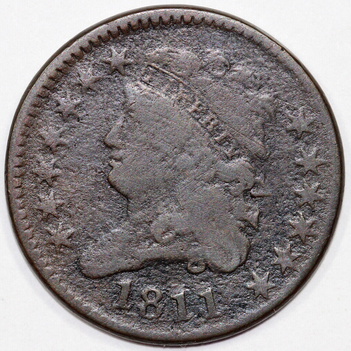1811 1/2c Classic Head Half Cent