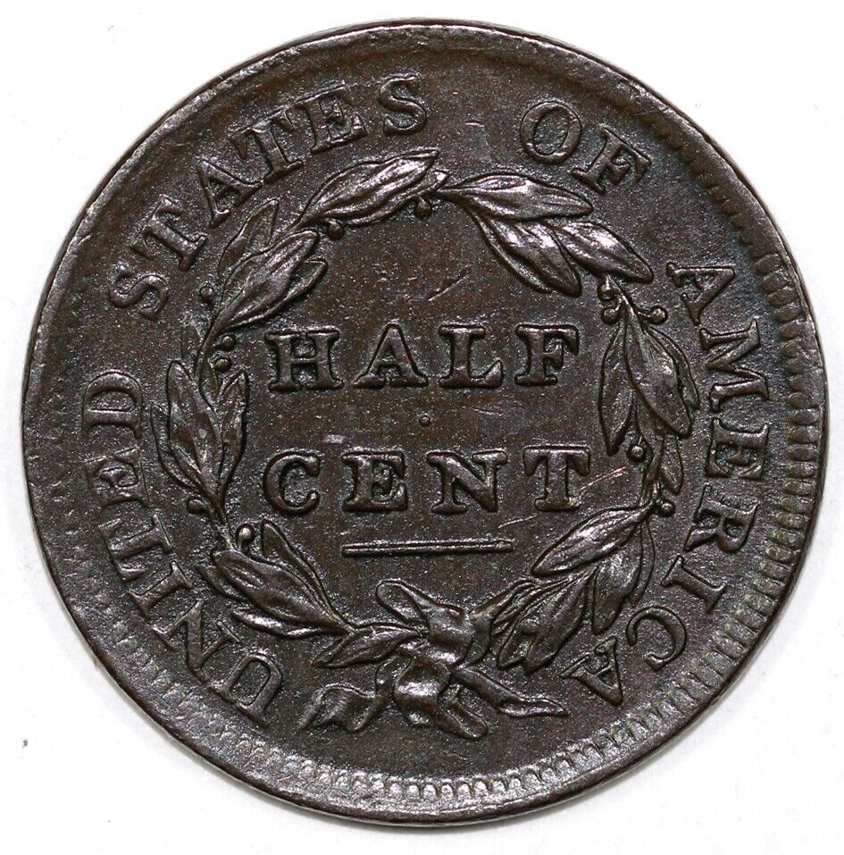 1809 1/2c C-2 Classic Head Half Cent