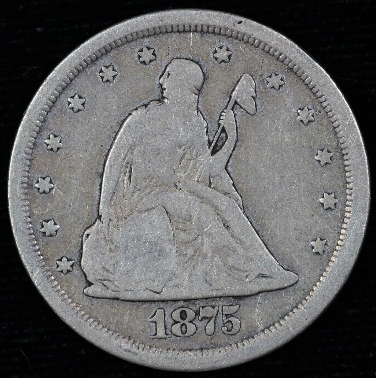 1875-S 20c Seated Liberty Twenty Cent Piece