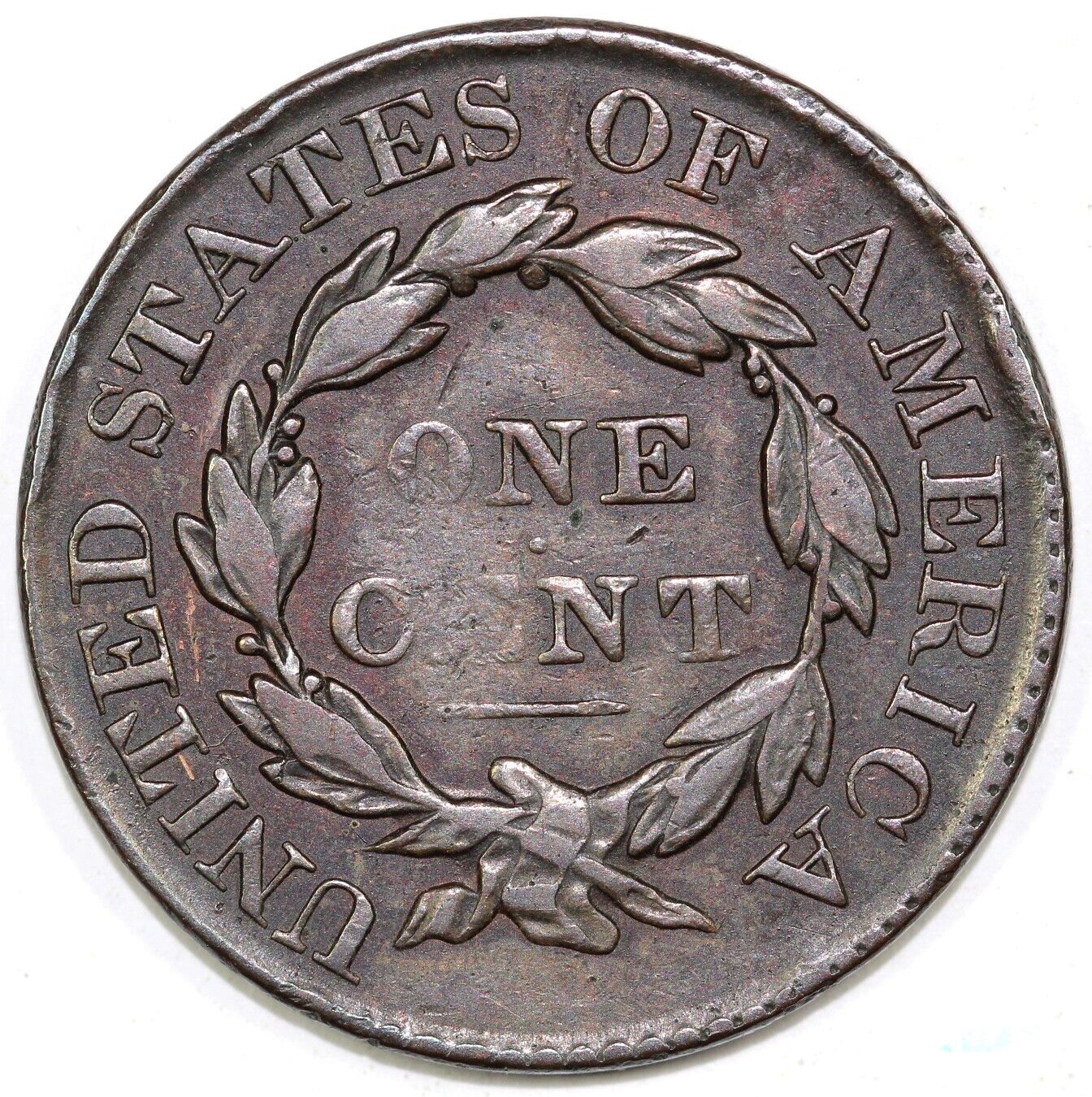 1827 1c N-1 Matron Head Large Cent
