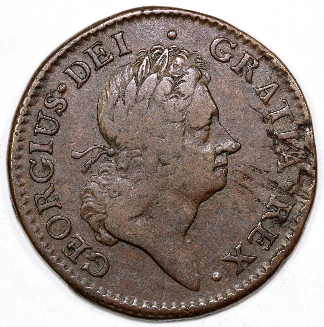 1722 Woods Hibernia Colonial Copper Coin
