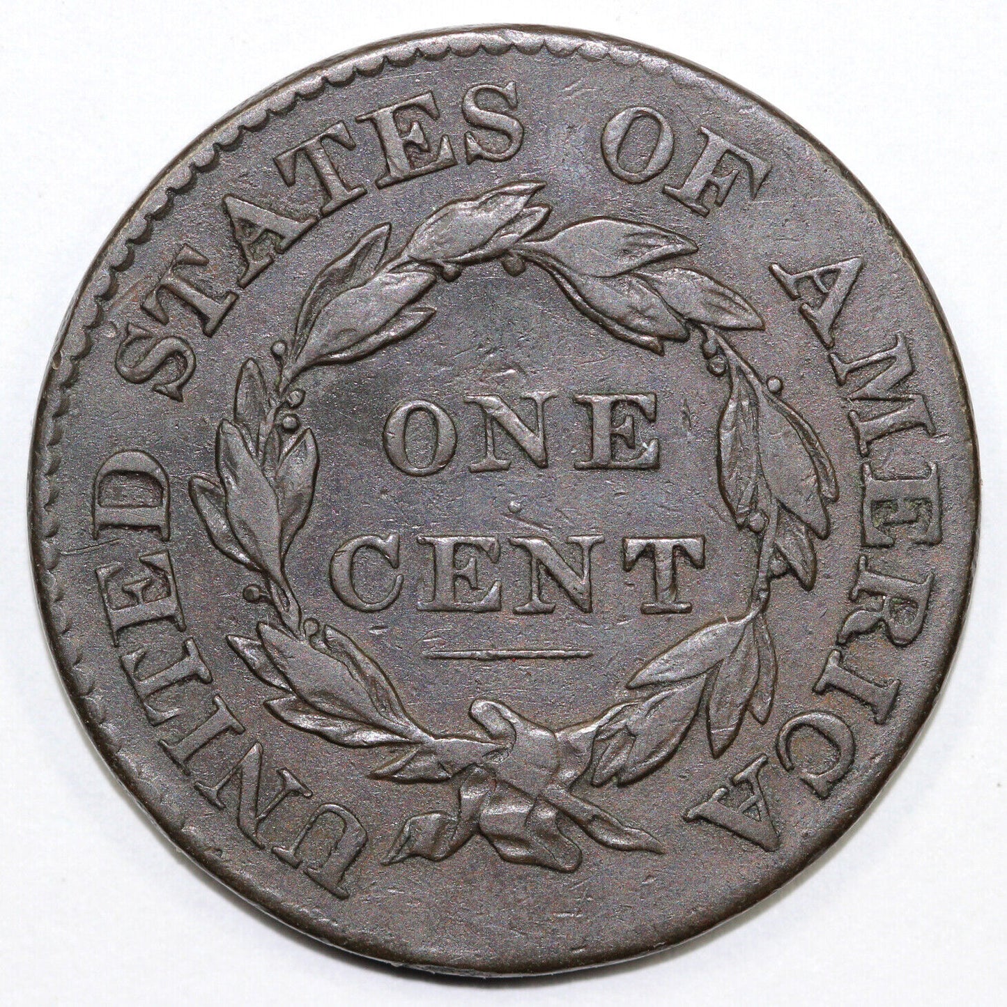 1825 1c Coronet or Matron Head Large Cent