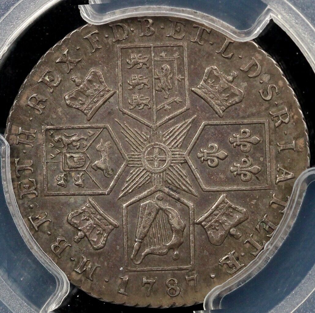 1787 S-3746 With Hearts Great Britain Shilling PCGS MS 62