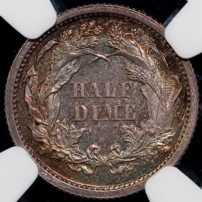 1873 H10c Proof Seated Liberty Half Dime NGC PF 65