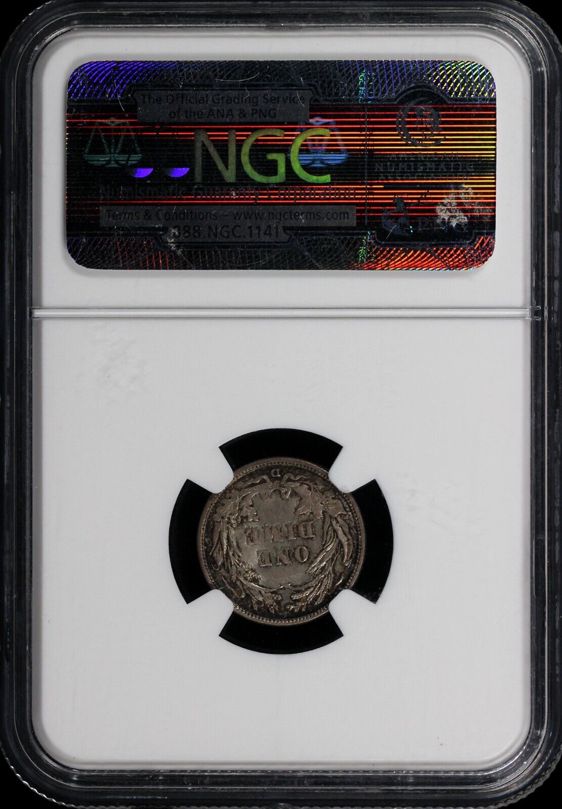 1914-D 10c Barber Dime NGC MS 64