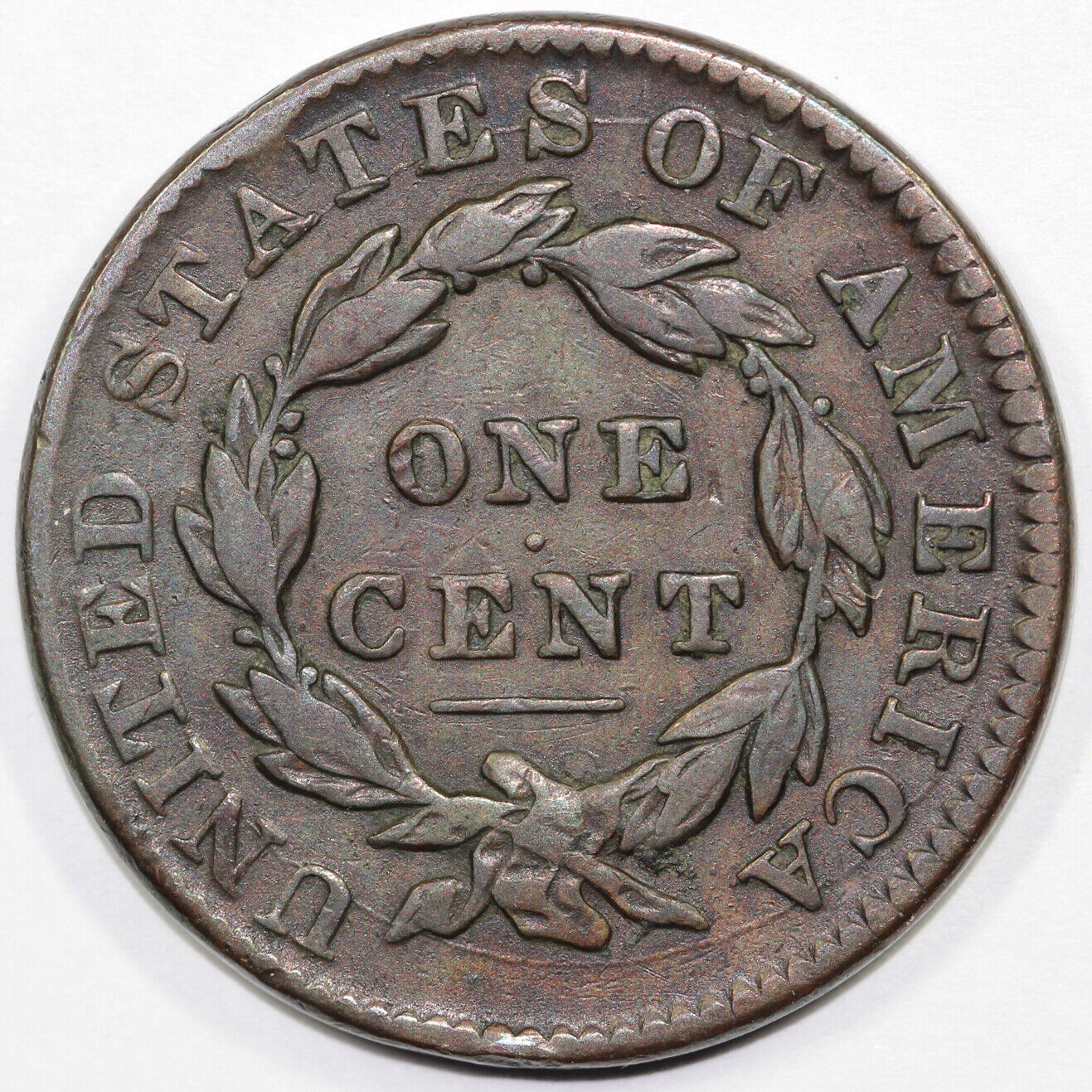 1833 1c Coronet or Matron Head Large Cent
