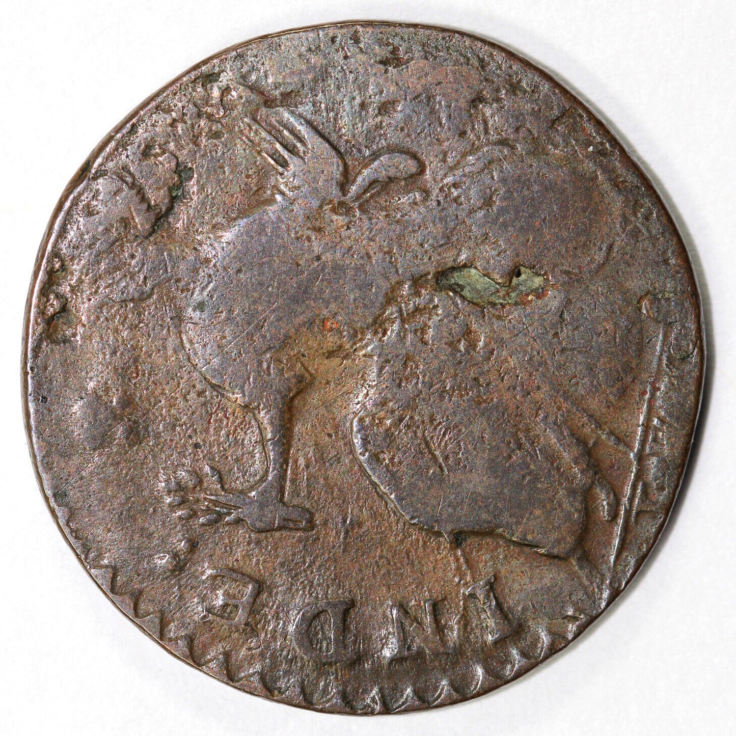 1786 RR-11 Vermont Colonial Copper Coin