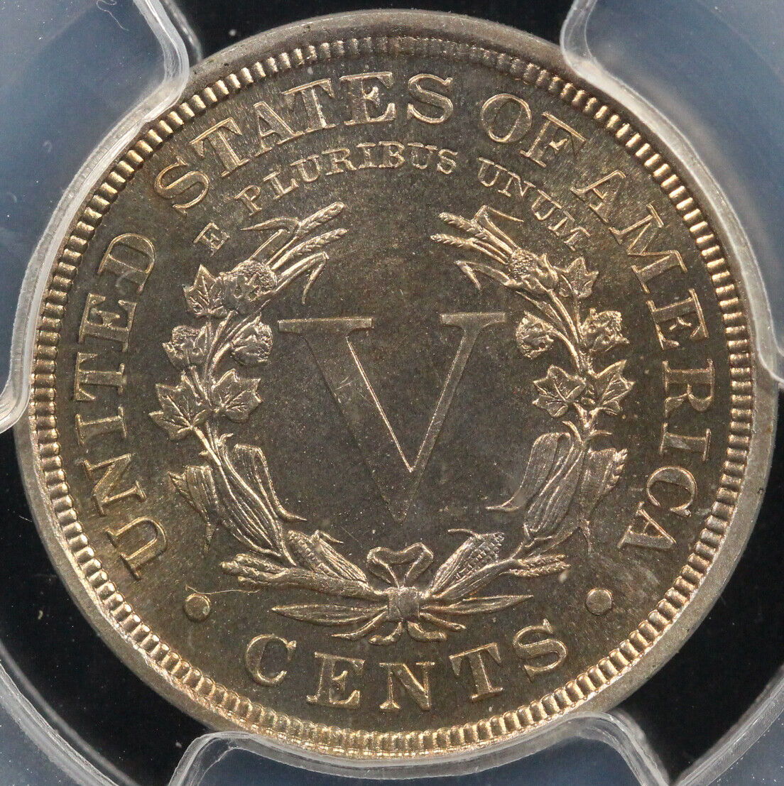 1909 5c Proof Liberty Nickel PCGS and CAC PR 66