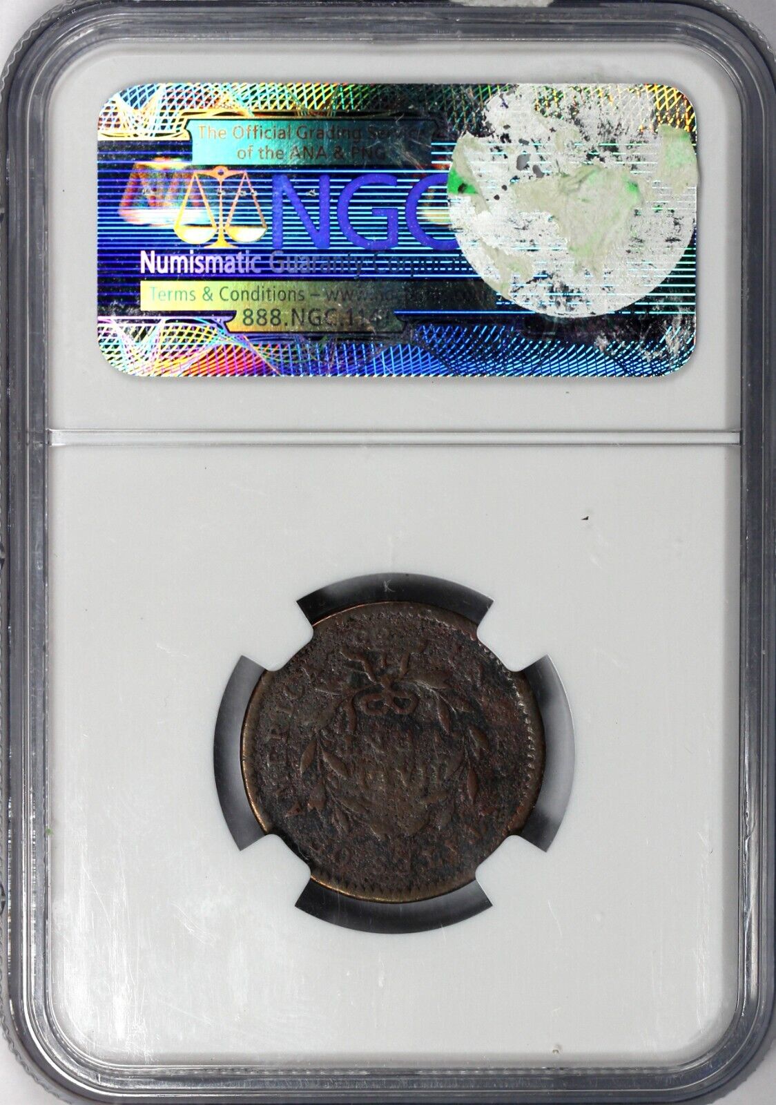 1794 1/2c C-6a Low Relief Liberty Cap Half Cent NGC VG DETAILS CORROSION