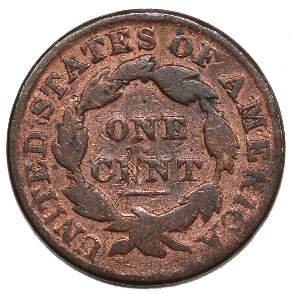 1831 1c N-12 Coronet or Matron Head Large Cent