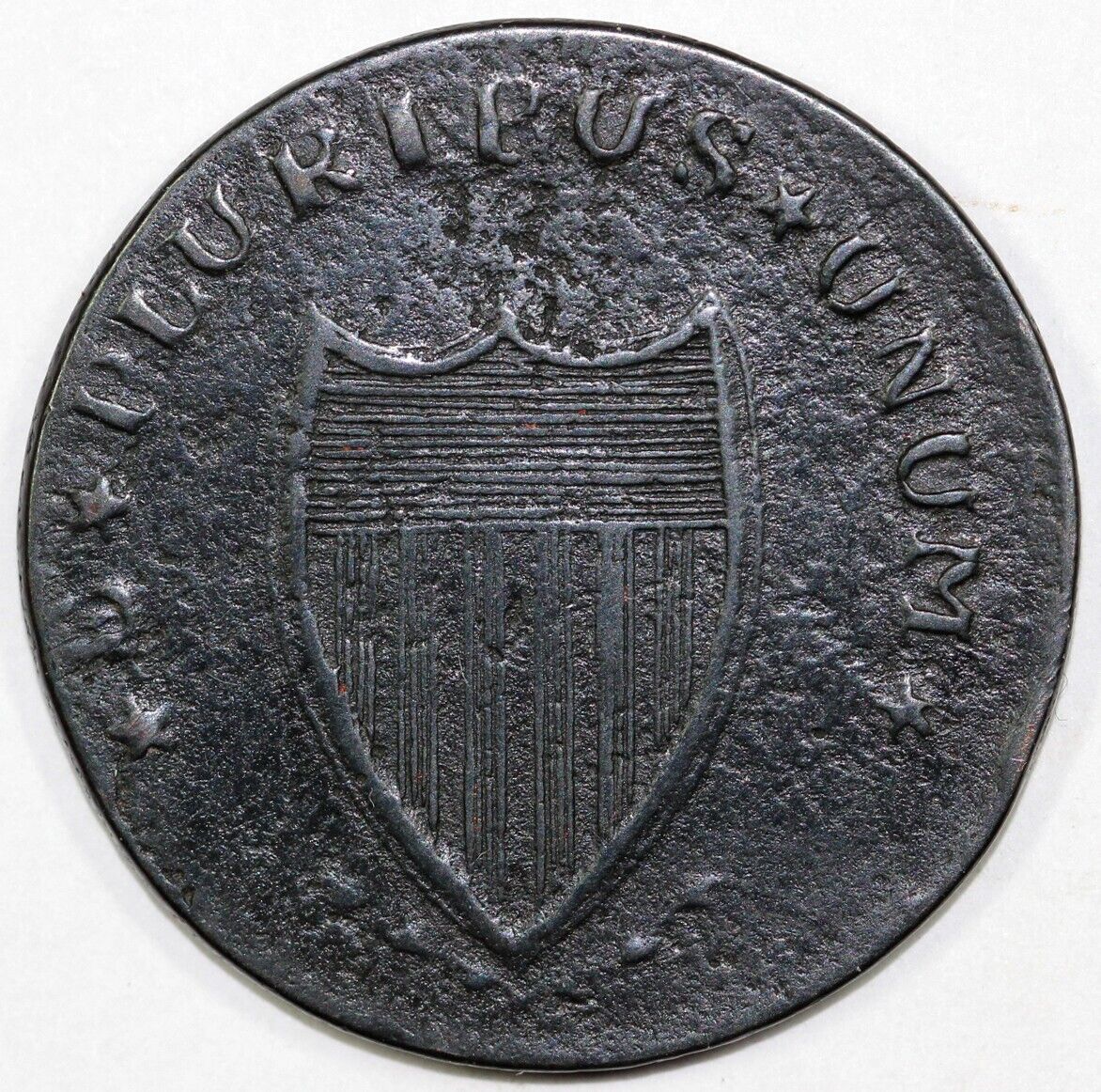 1786 1c M.17-b New Jersey Colonial Copper Coin
