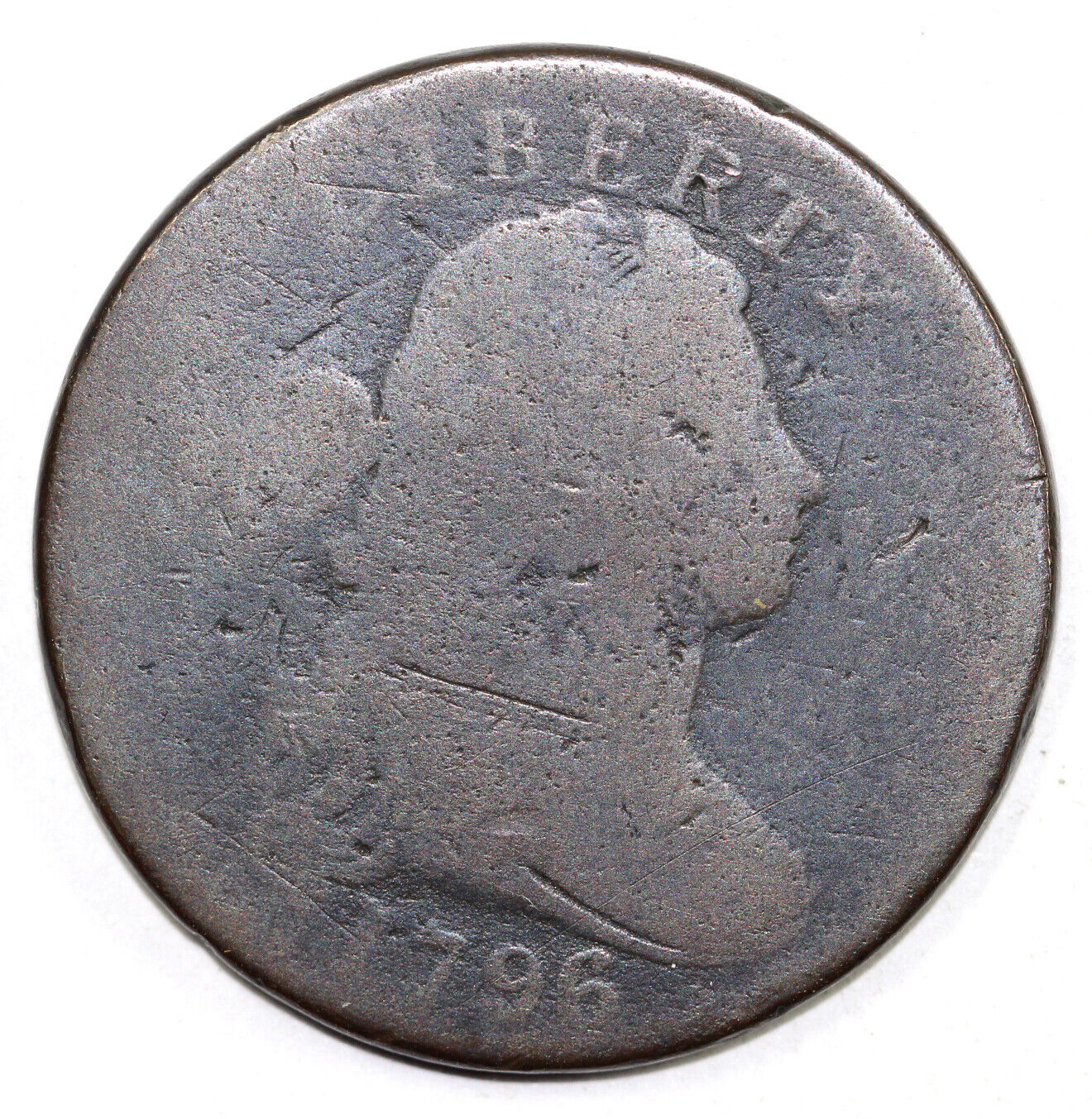 1796 1c S-105 Draped Bust Large Cent