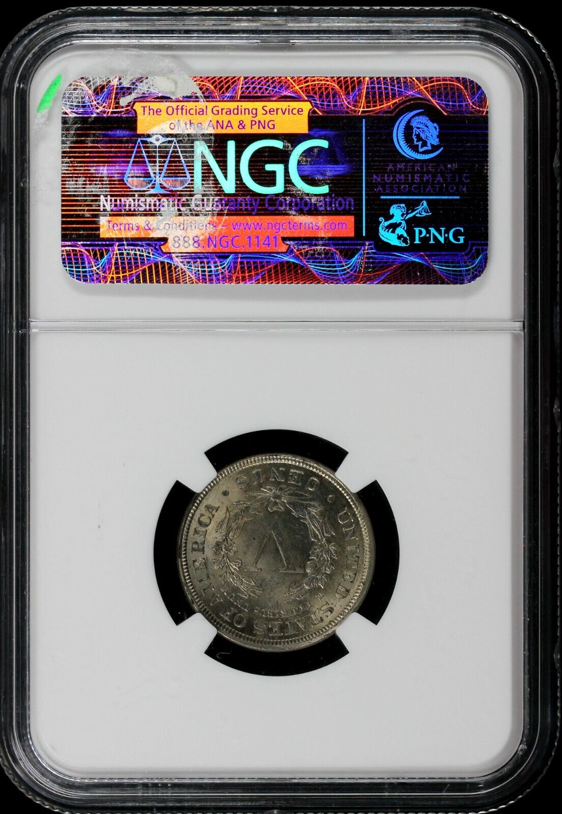 1897 5c Liberty Nickel NGC MS 63