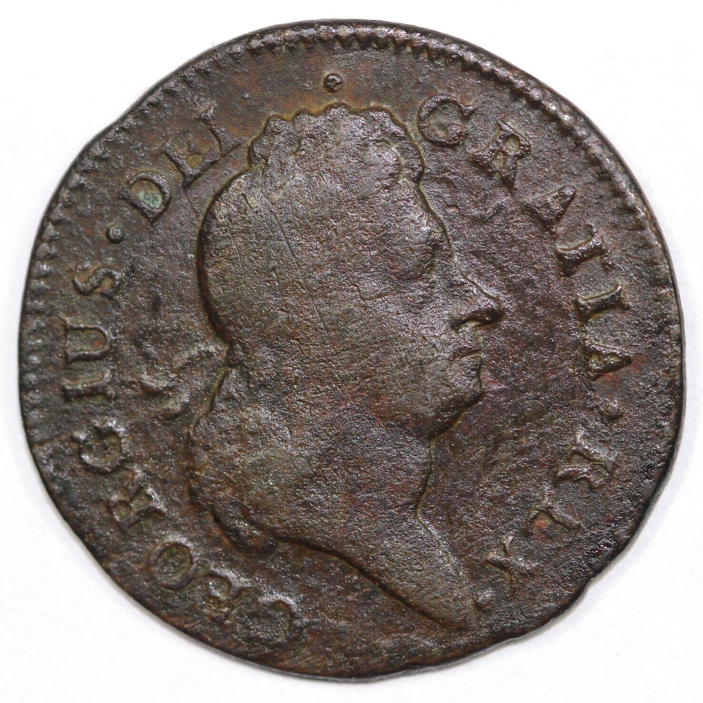 1722 1/2p Woods Hibernia Colonial Copper Half Penny