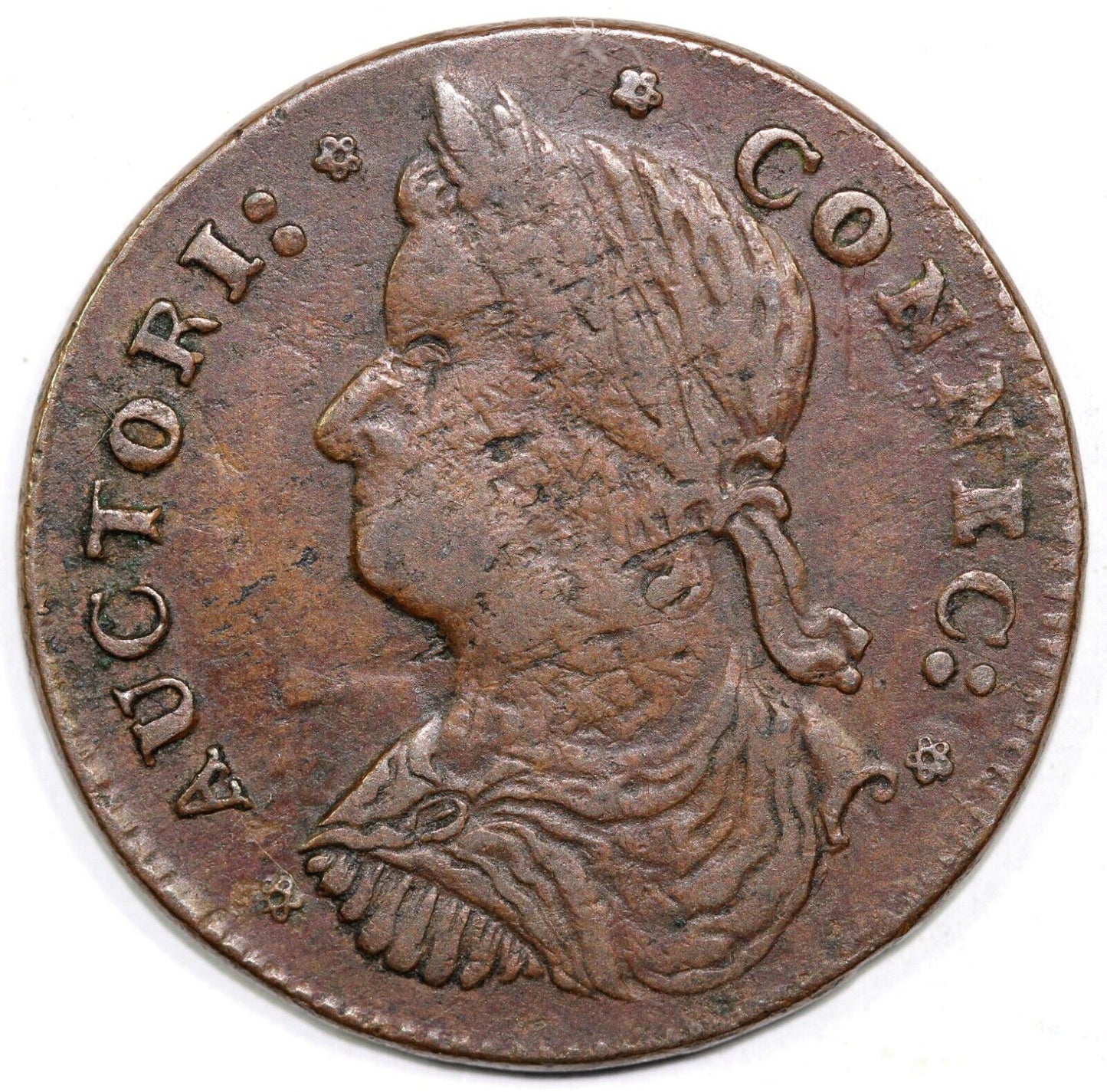 1787 M.33.15 Connecticut Colonial Copper Coin