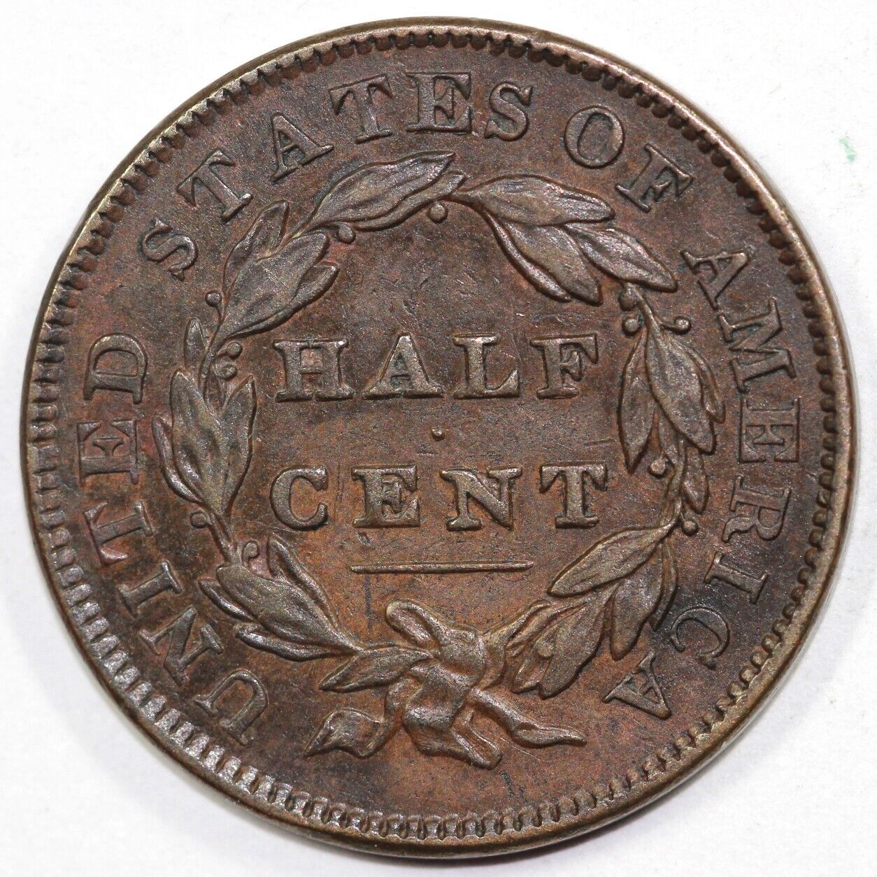 1832 1/2c Classic Head Half Cent