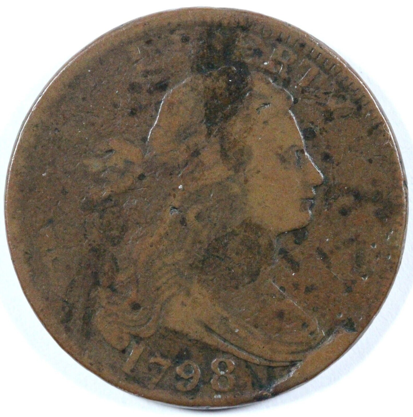 1798 1c S-153 Draped Bust Large Cent