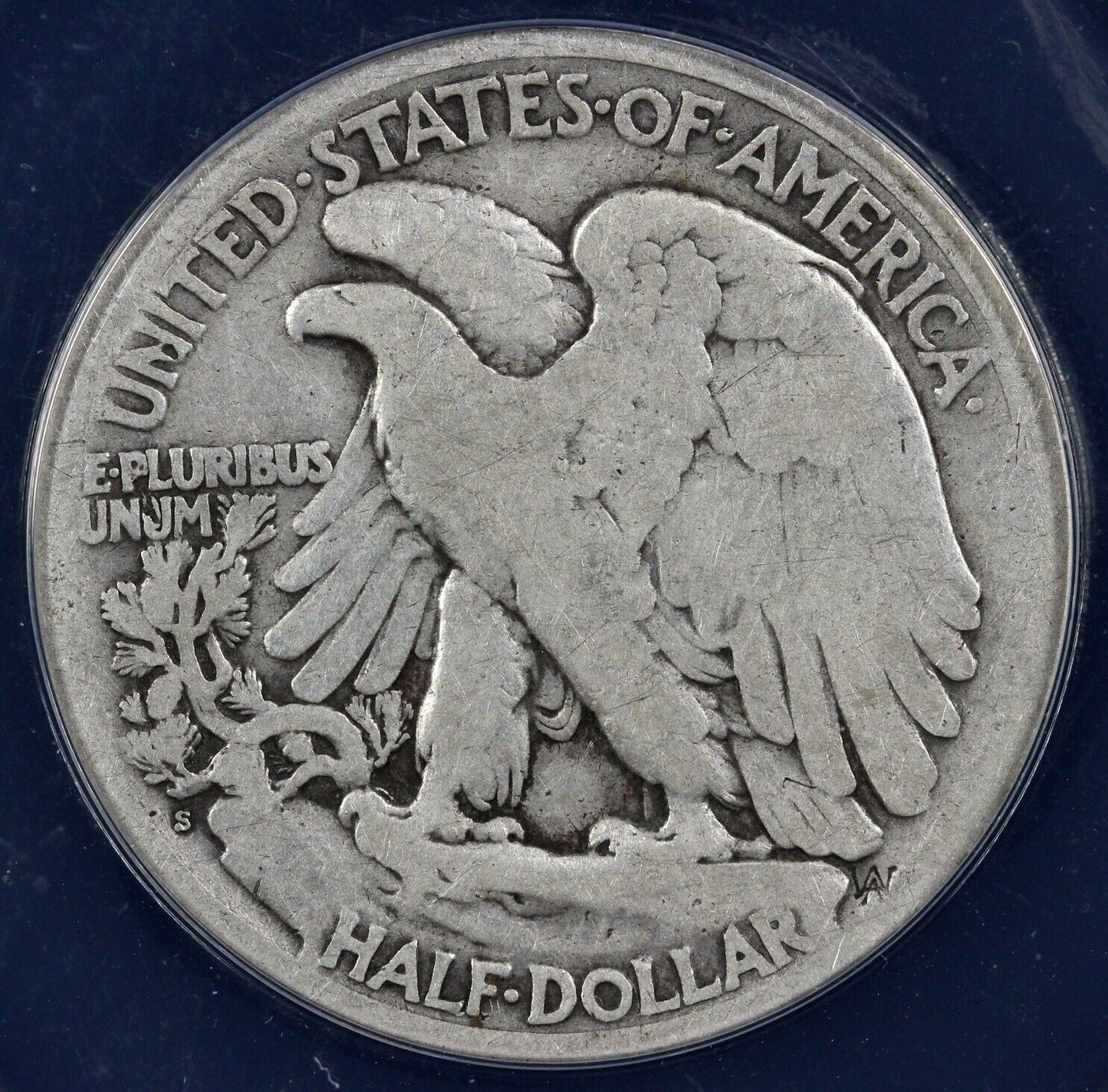 1919-S 50c Walking Liberty Half Dollar ANACS F 12 DETAILS CLEANED