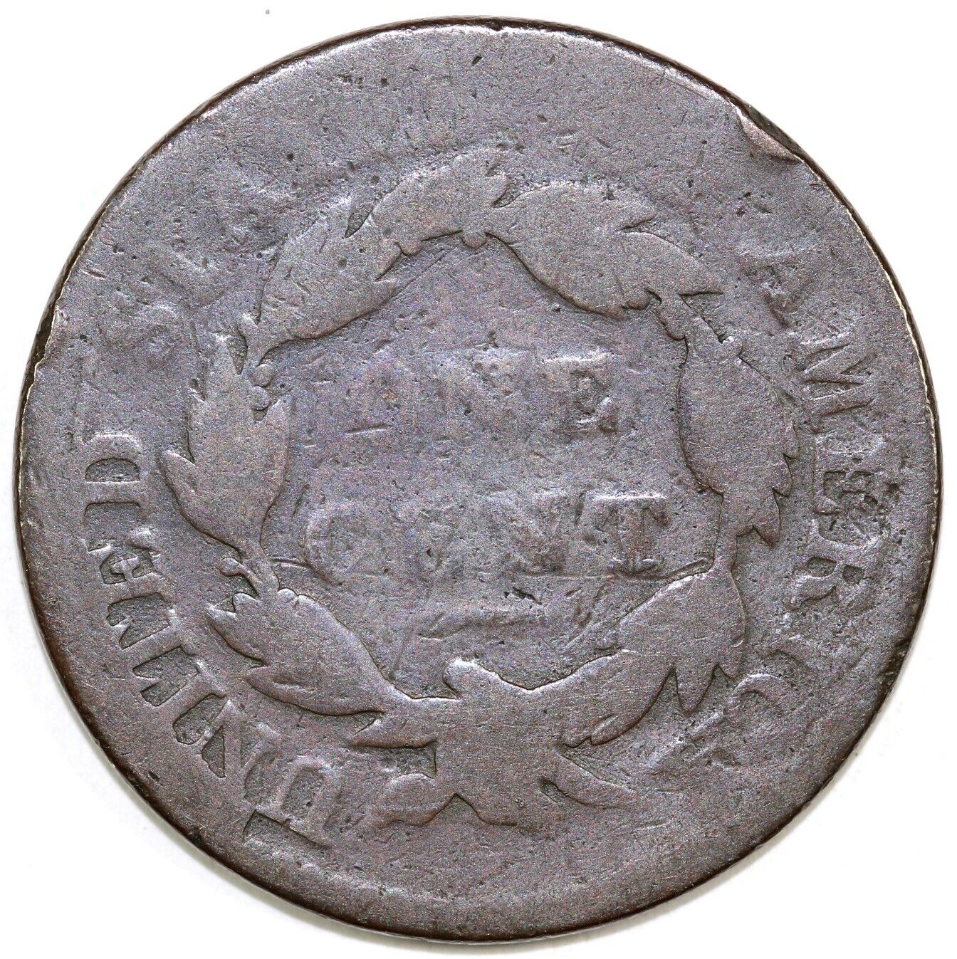 1818 1c N-2 Matron Head Large Cent