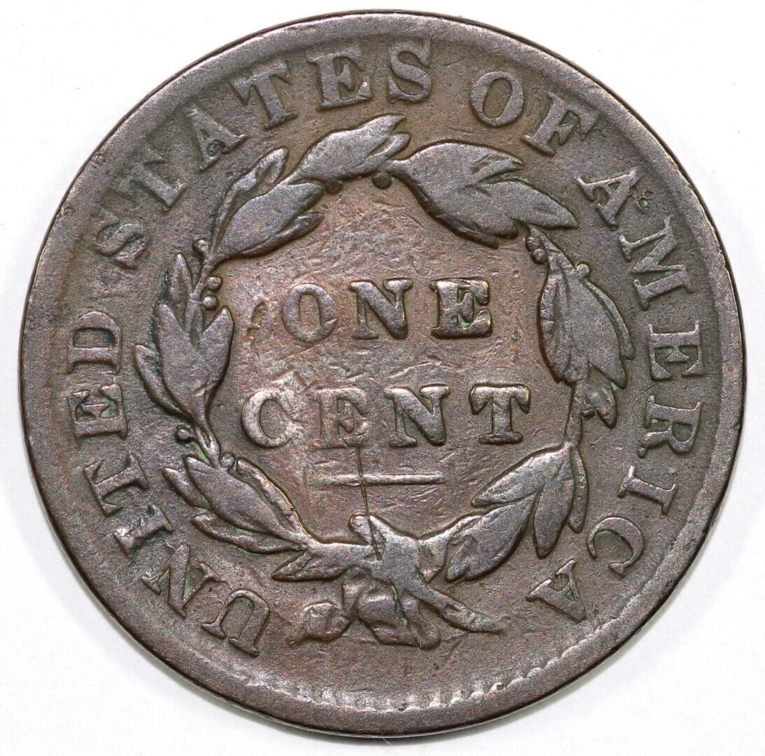 1831 1c Coronet or Matron Head Large Cent