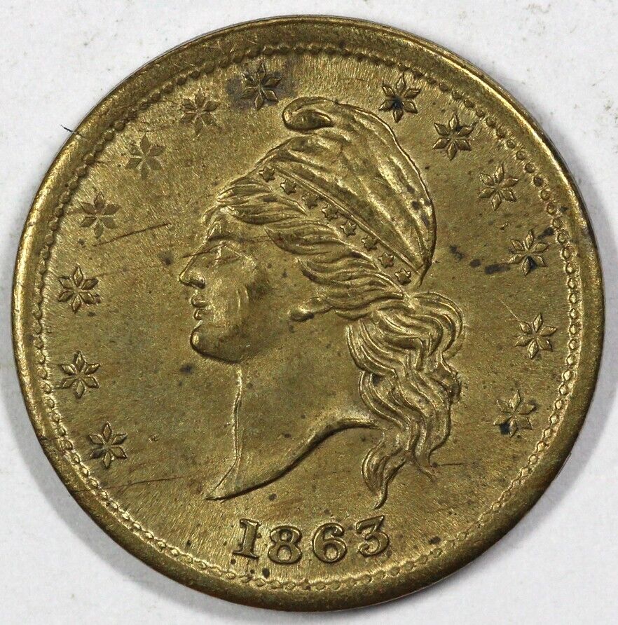 1863 CWT God Protect the Union Civil War Token