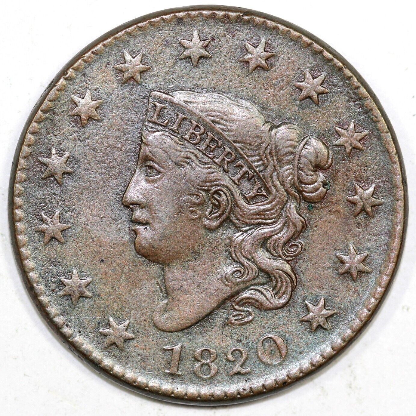 1820 1c Matron Head Large Cent