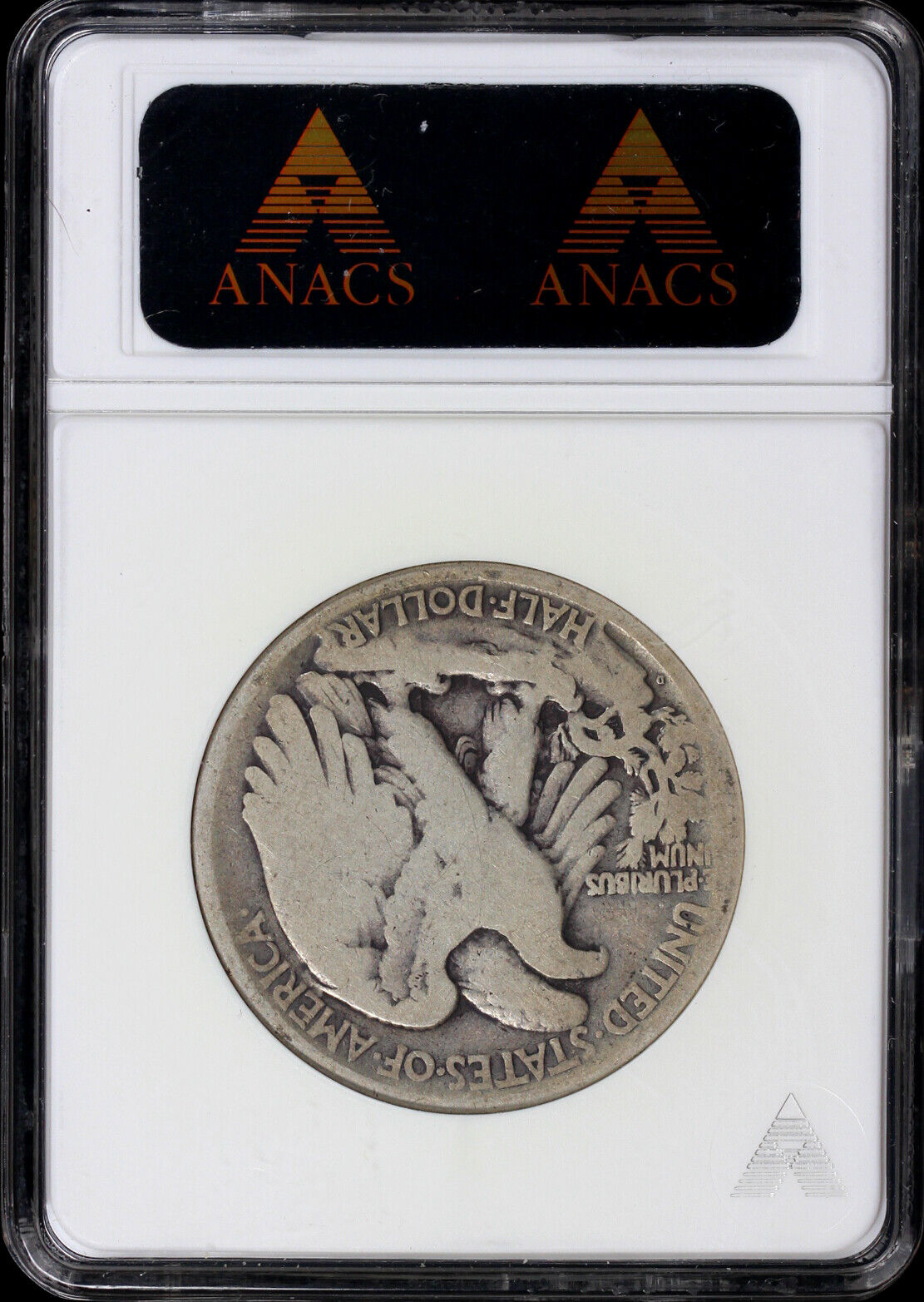 1918-D 50c Breen-5139 Walking Liberty Half Dollar ANACS GOOD 4