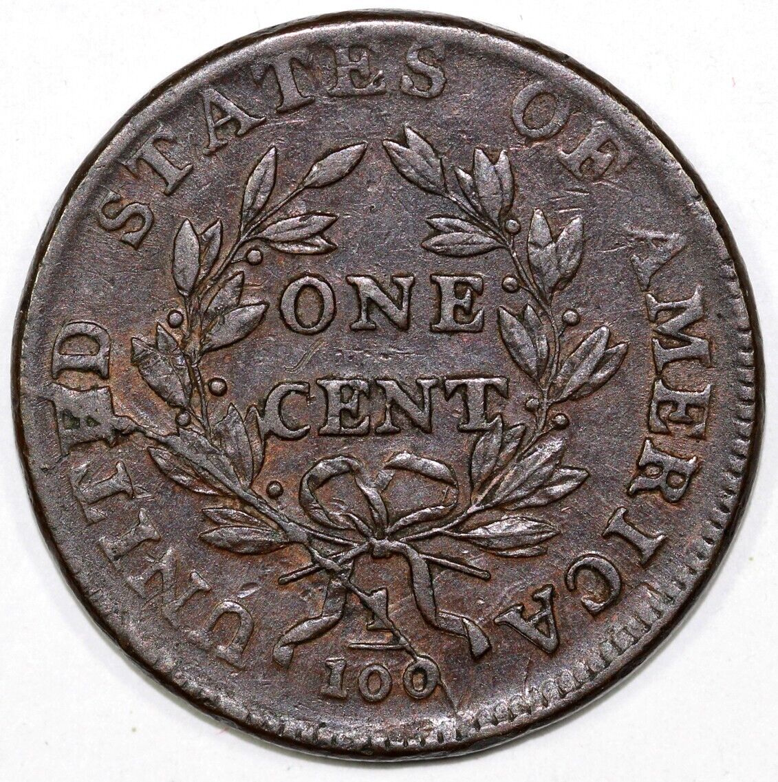 1798 1c S-166 2nd Hairstyle Large 8 Draped Bust Large Cent *LDS*