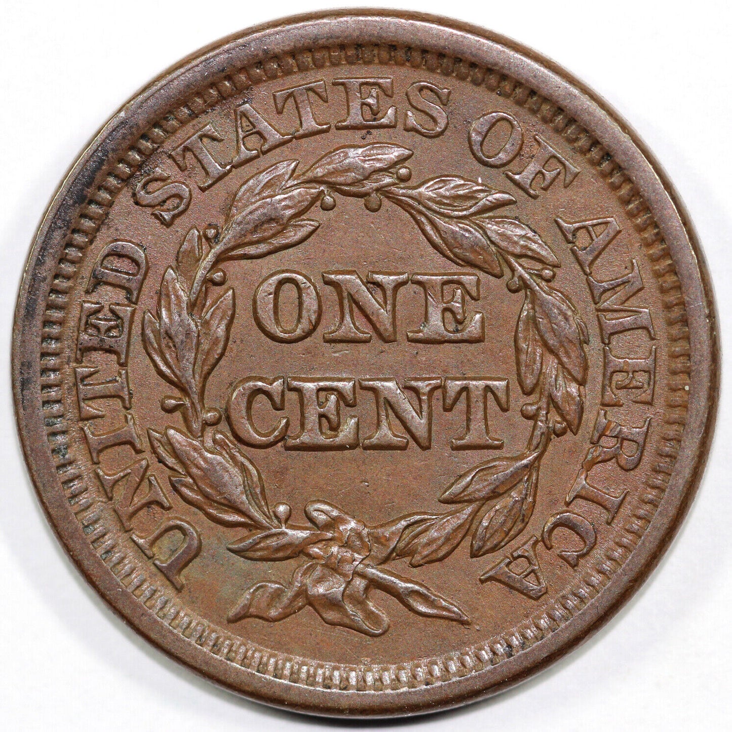 1847 1c N-5 Braided Hair Large Cent