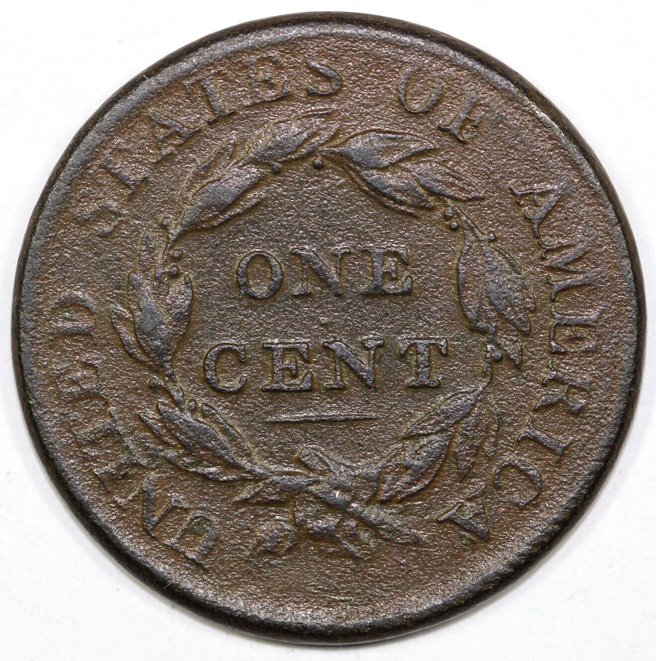 1810/09 1c S-281 Struck Out of Register Classic Head Large Cent