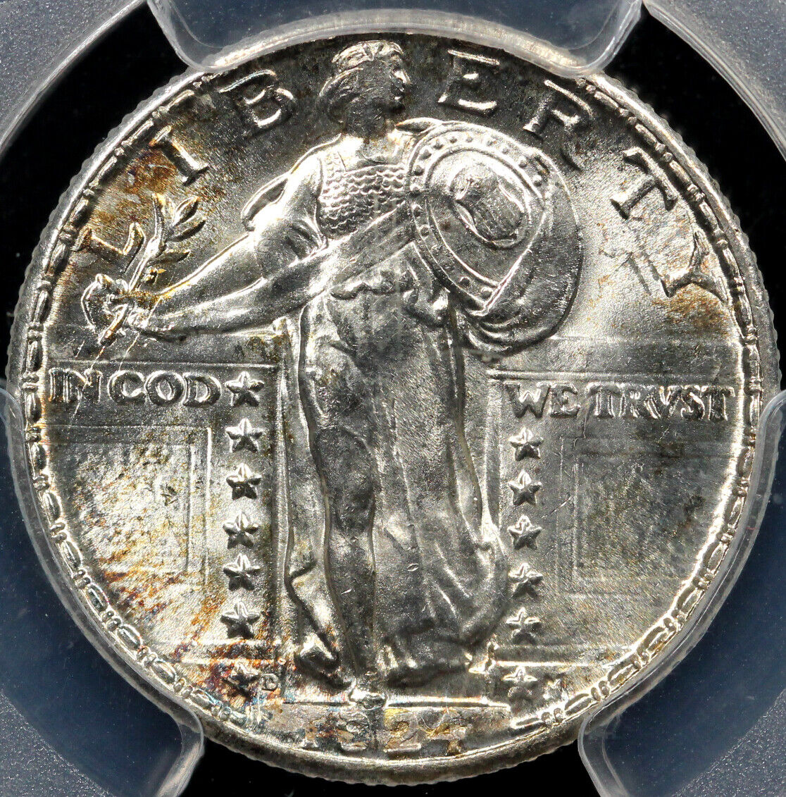 1924-D 25c Standing Liberty Quarter PCGS MS 65