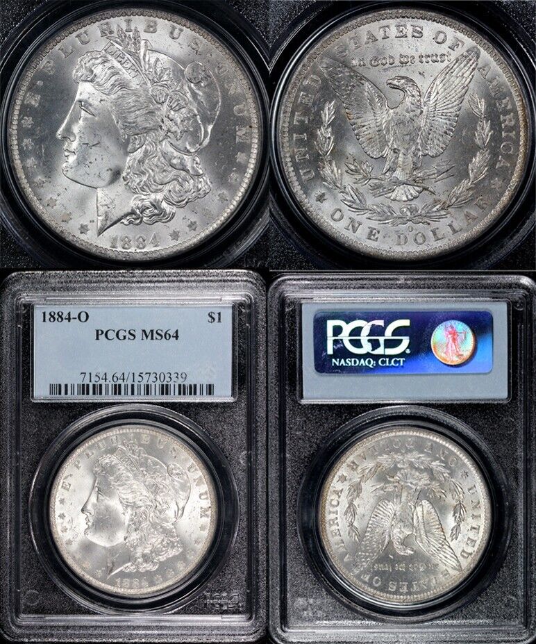 1884-O $1 Morgan Dollar PCGS MS 64