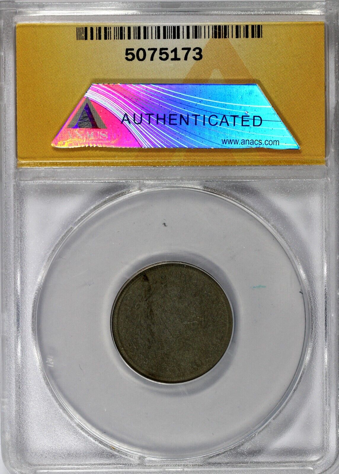 1886 5c Liberty Nickel ANACS GOOD 4 DETAILS CORRODED