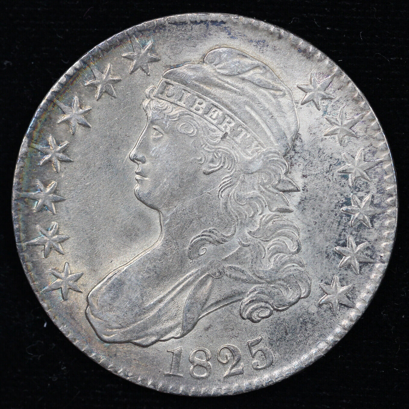 1825 50c Capped Bust Half Dollar *Double Profile*