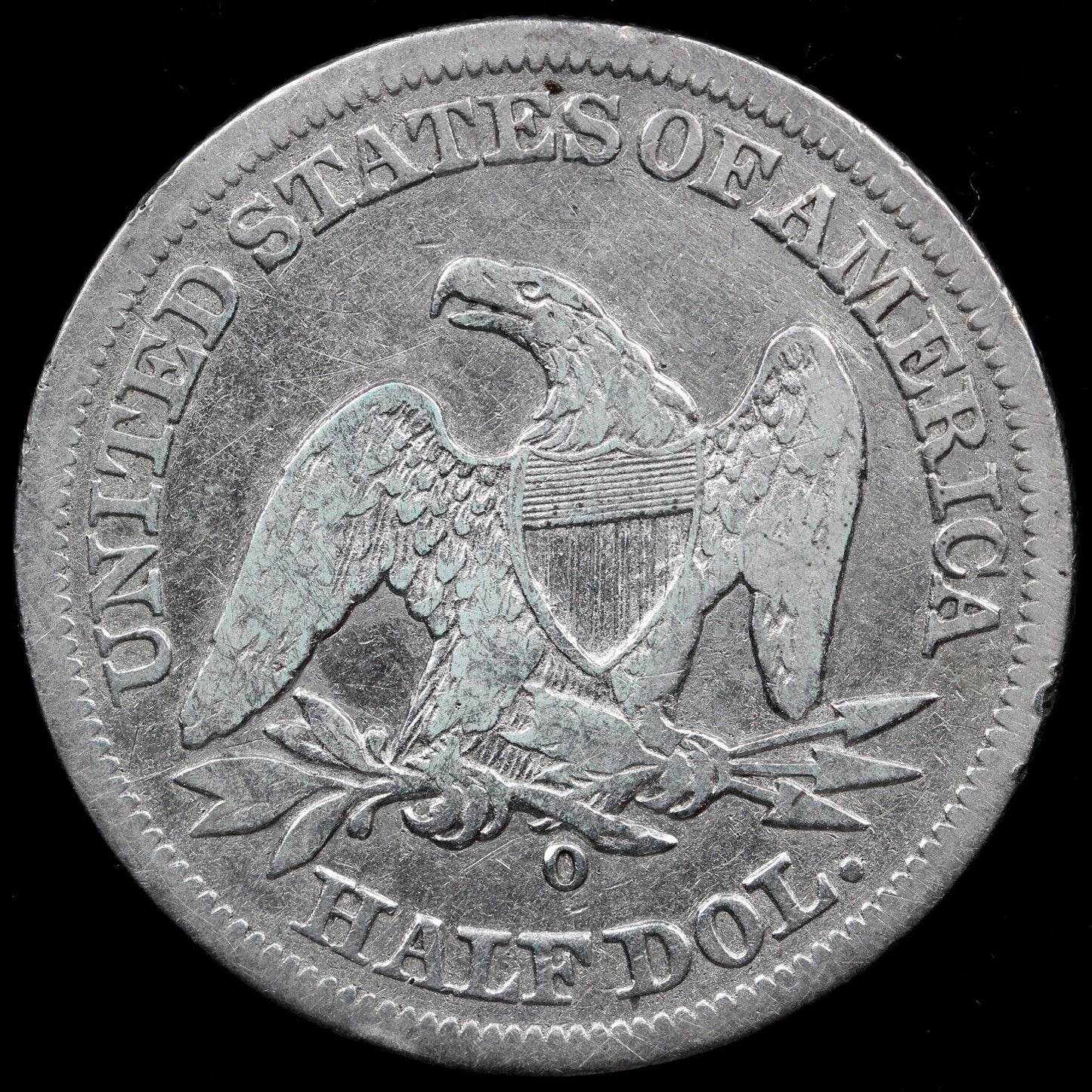 1852-O 50c Seated Liberty Half Dollar