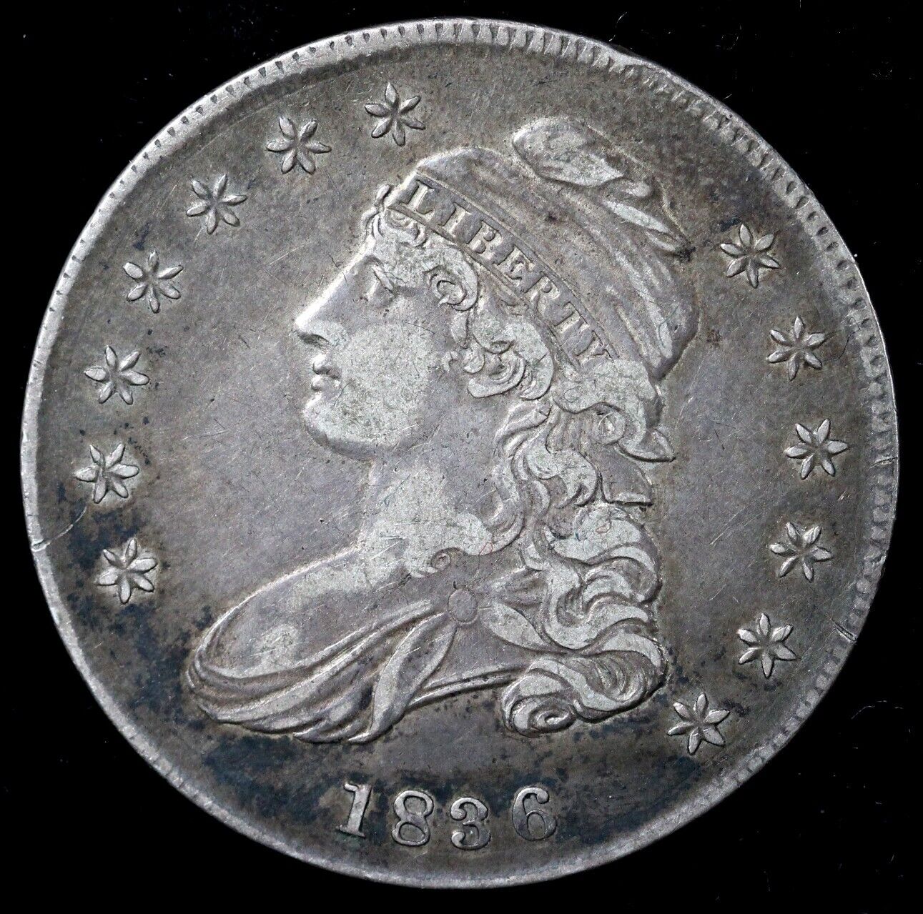 1836 50c Capped Bust Half Dollar