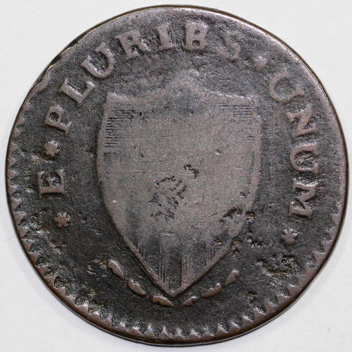 1787 1/2p New Jersey Colonial Half Penny *Pluribs*