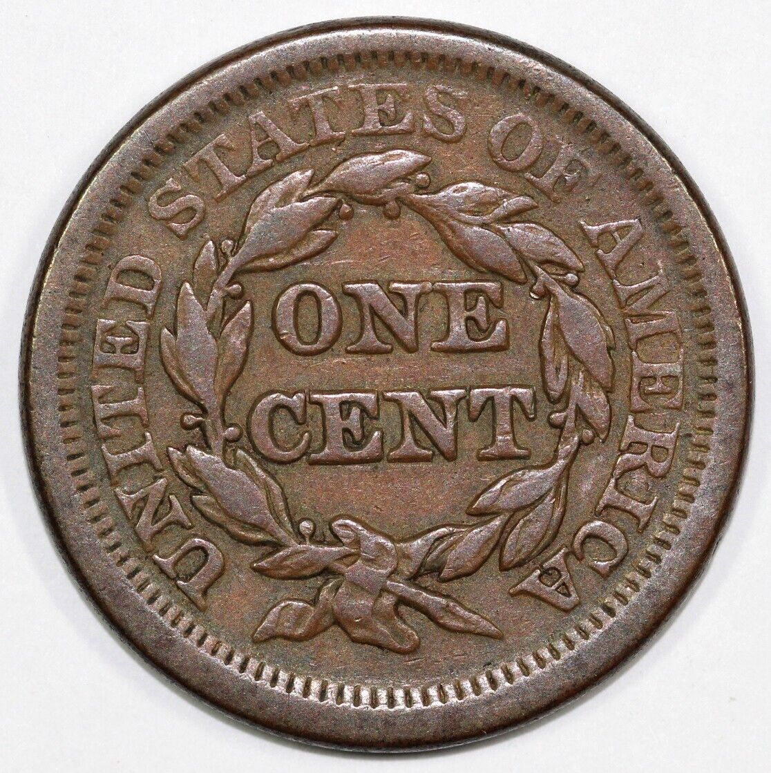 1851 1c N-41c Braided Hair Large Cent