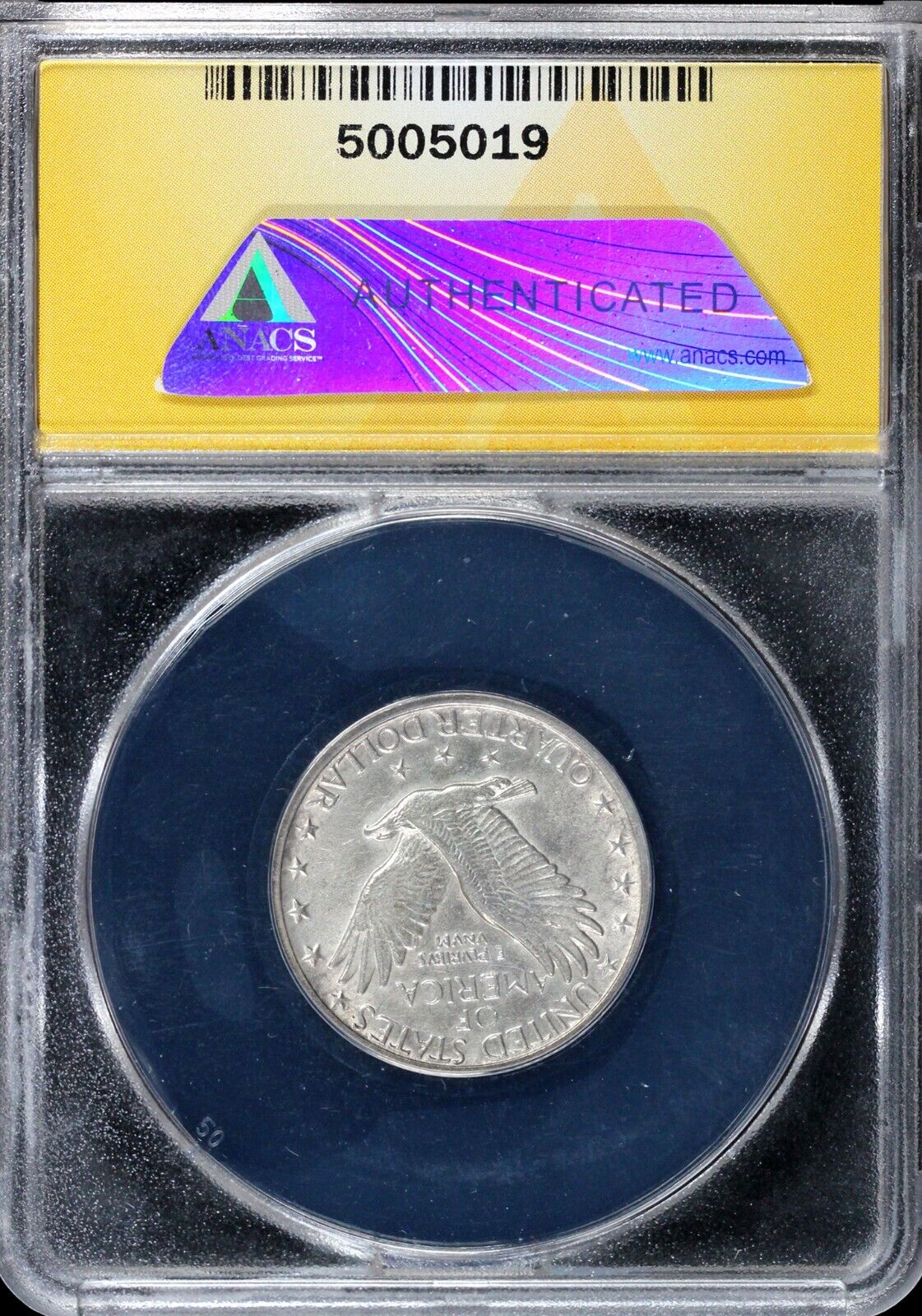 1918 25c Standing Liberty Quarter ANACS AU 58 DETAILS CLEANED